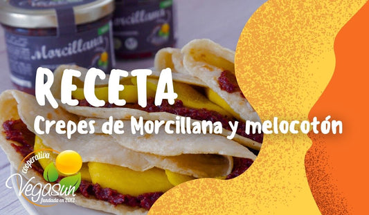 CREPES DE MORCILLANA Y MELOCOTÓN