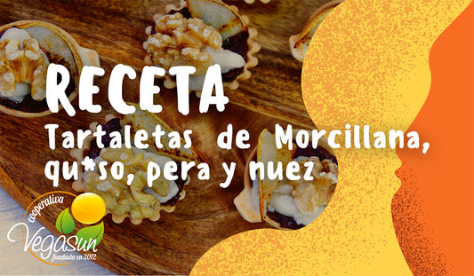 TARTALETAS DE MORCILLANA, QU*SO, PERA Y NUEZ