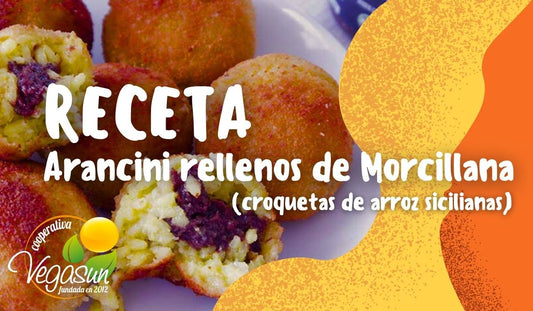 ARANCINI VEGANOS RELLENOS DE MORCILLANA