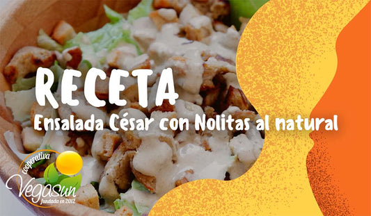 ENSALADA CÉSAR VEGANA CON NOLITAS AL NATURAL