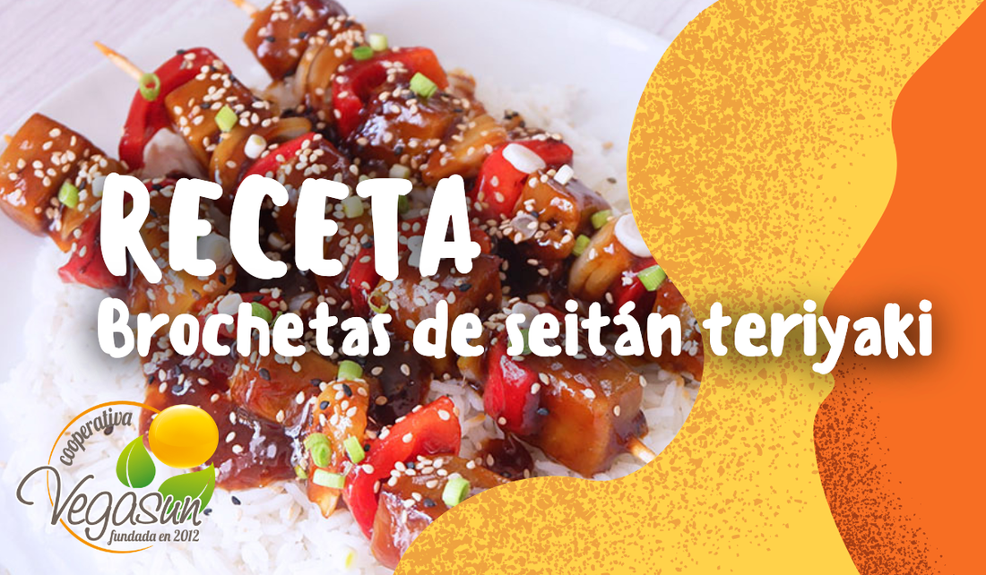 BROCHETAS DE SEITÁN TERIYAKI